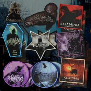 Katatonia - Official Woven Patches and Pin - From Doom Roots to Dark Melancholy