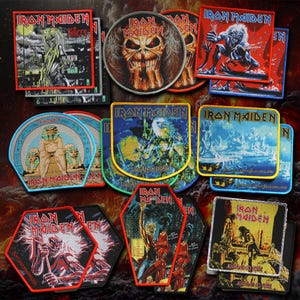Iron Maiden Official woven patches – Heavy Metal Legends