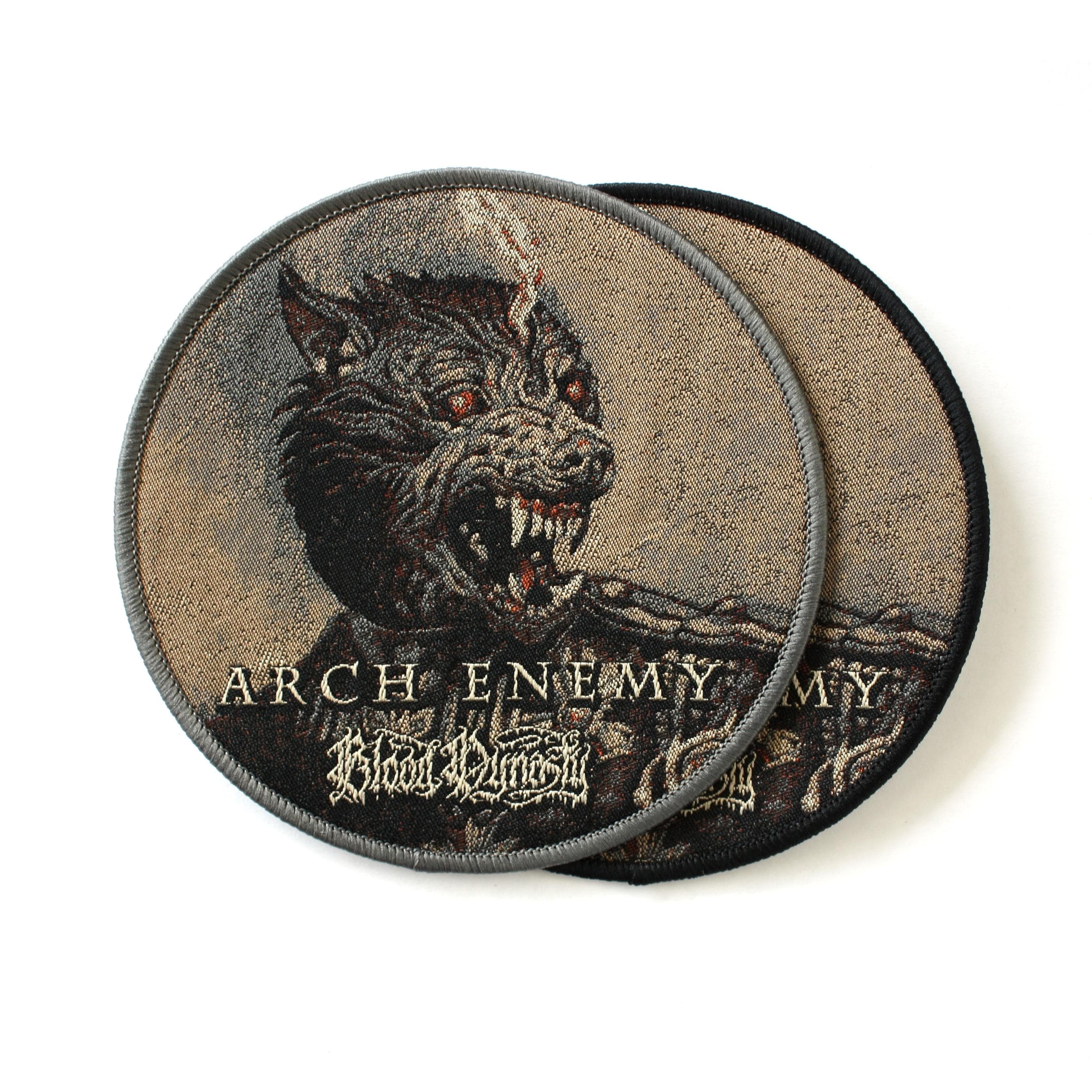 Arch Enemy公式織りパッチとピン – バトルジャケット用のメロディック