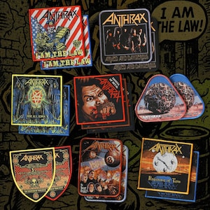 Anthrax offizielle gewebte Patches - Mosh-approved Chaos für deine Jacke