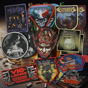 Thrash Metal Classics – Officially Licensed Woven Patches