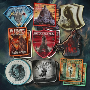 In Flames Official Woven Patches - Swedish Melodic Death Metal Legends