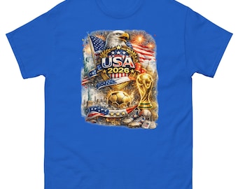 Camiseta de Estados Unidos para el Mundial 2026 / Camiseta para aficionados al fútbol / Camiseta de fútbol americano / Camiseta de seguidor de la FIFA 2026