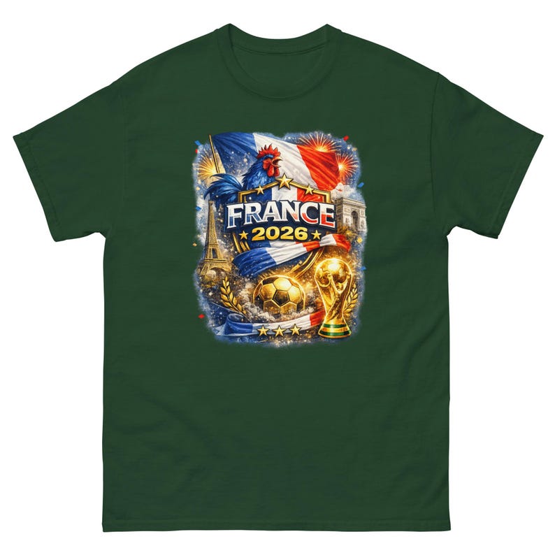 France World Cup 2026 Shirt | France Soccer Fan Tee | French Football T-Shirt | FIFA 2026 France Supporter Shirt | Allez Les Bleus