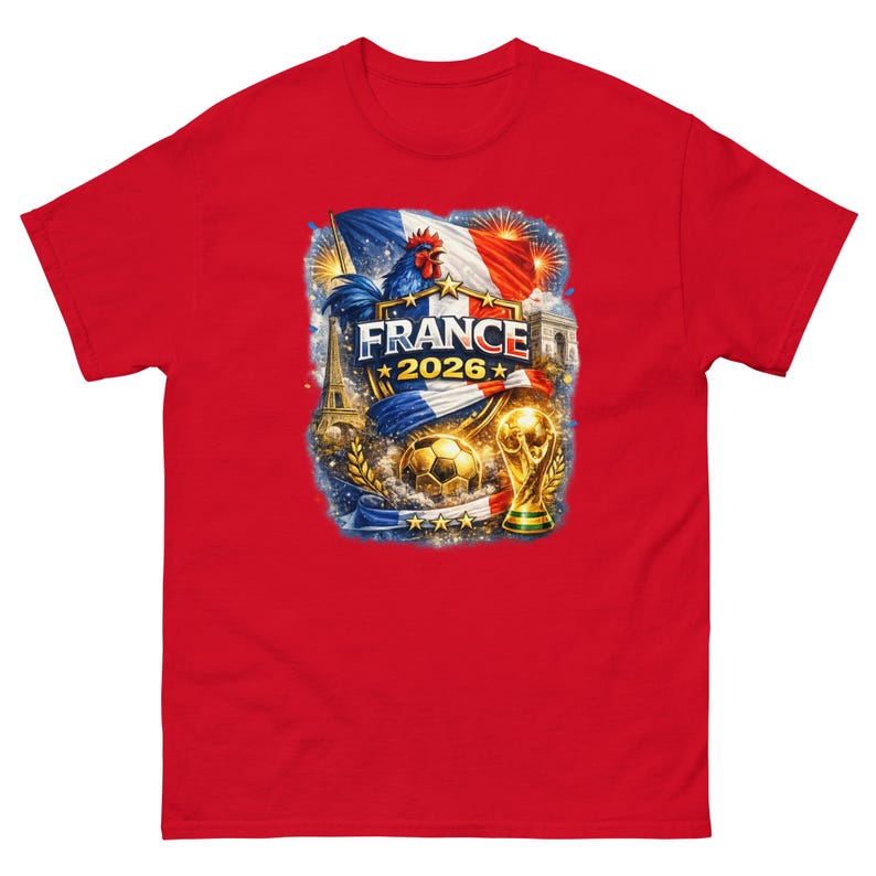 France World Cup 2026 Shirt | France Soccer Fan Tee | French Football T-Shirt | FIFA 2026 France Supporter Shirt | Allez Les Bleus