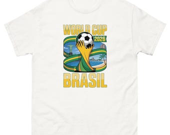 Camisetas de selecciones nacionales para el Mundial 2026, Camisetas de Brasil para el Mundial, Camiseta familiar para el Mundial, Camisetas, Mundial 2026
