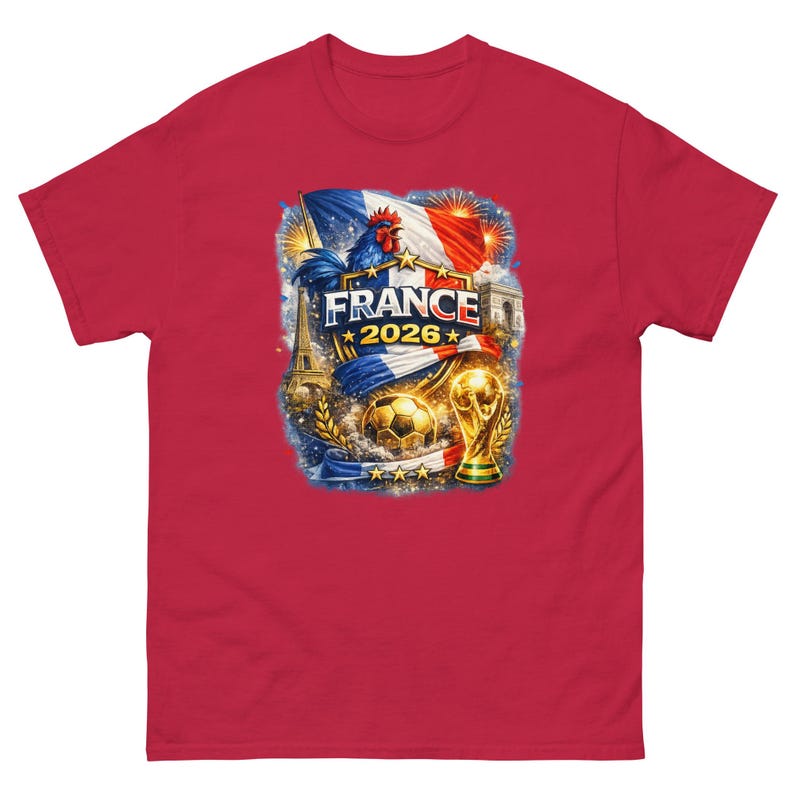France World Cup 2026 Shirt | France Soccer Fan Tee | French Football T-Shirt | FIFA 2026 France Supporter Shirt | Allez Les Bleus