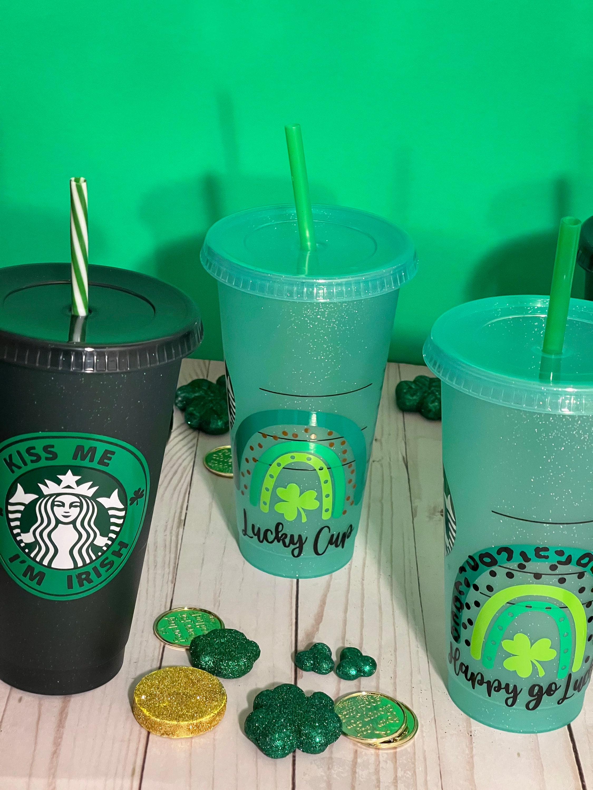 St. Patrick's Day Starbucks Tumbler Starbucks Cold Cup Etsy