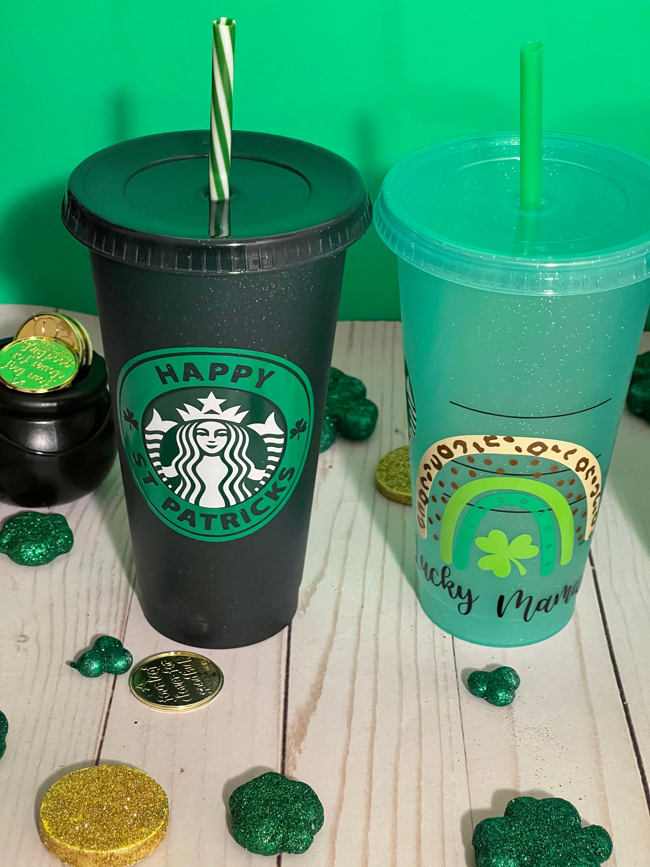 St. Patrick's Day Starbucks Tumbler Starbucks Cold Cup Etsy