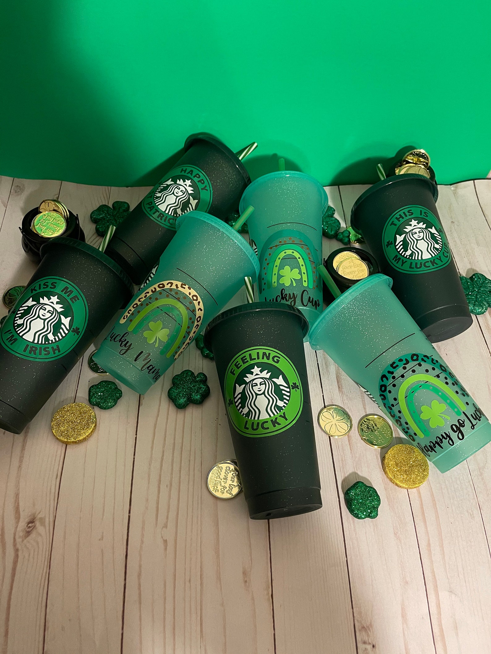 St. Patrick's Day Starbucks Tumbler Starbucks Cold Cup Etsy