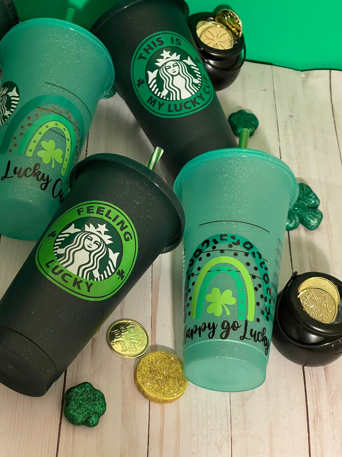 St. Patrick's Day Starbucks Tumbler Starbucks Cold Cup Etsy
