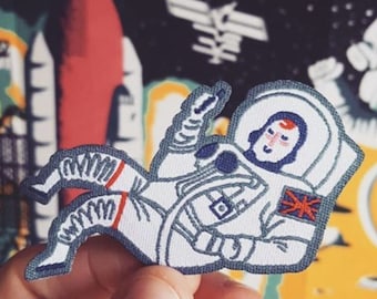 Astronaut Iron On Patch - Tim Peake