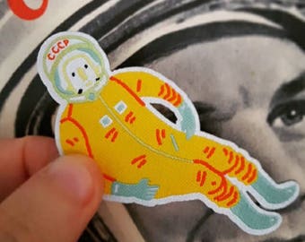 Astronaut Iron On Patch - Yuri Gagarin