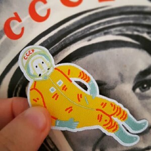 Astronaut Iron On Patch - Yuri Gagarin