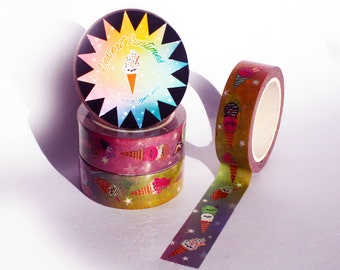 Postre Funtimes Washi Tape - Oro Rosa