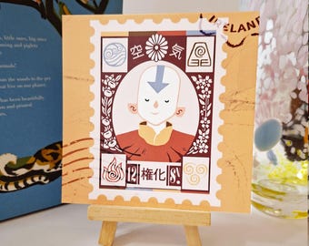 10x ATLA - Stamp Postcard Pack