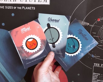 Planet Fabric Patch | Iron On Space Applique