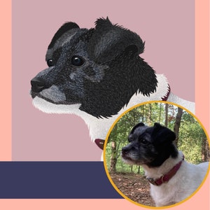 Custom Illustrated Pet Portraits Digital file only