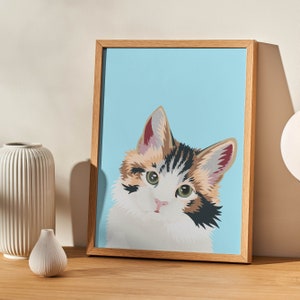 Custom Illustrated Pet Portraits Print + digital file