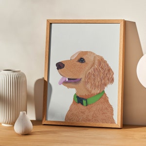 Custom Illustrated Pet Portraits Bild 4