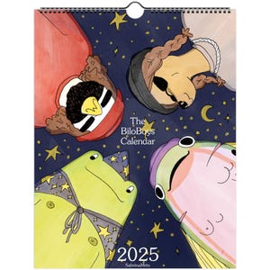 Calendário BiloBoys 2025 - Tamanho Carta (8,5x11") - Vertical - Um Lado