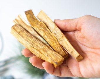 Palo Santo Sticks Set of 4, sustainably harvested.