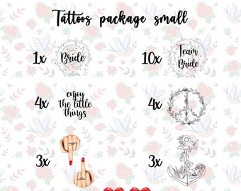 Tattoos EVJF - package