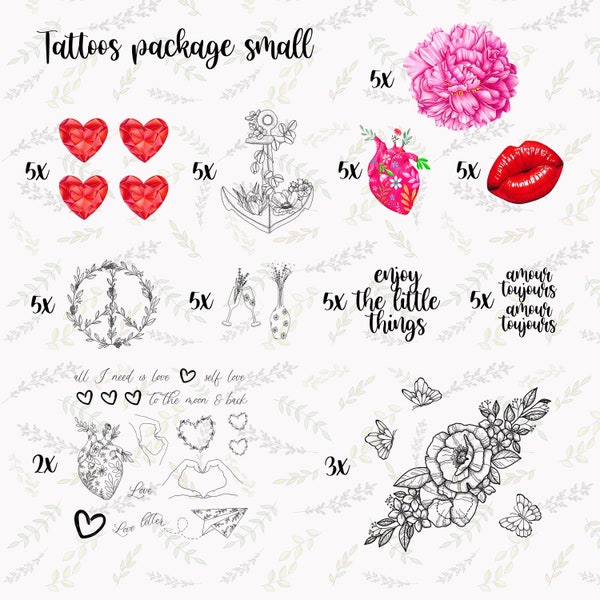 Tattoos Bar - Package für Hochzeiten