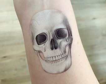 Temporary Tattoos Skull & Tears