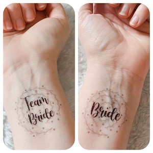 Tattoo Bride & Team Bride 4cm image 1
