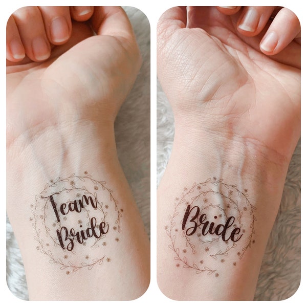 Tattoo Bride & Team Bride 4cm