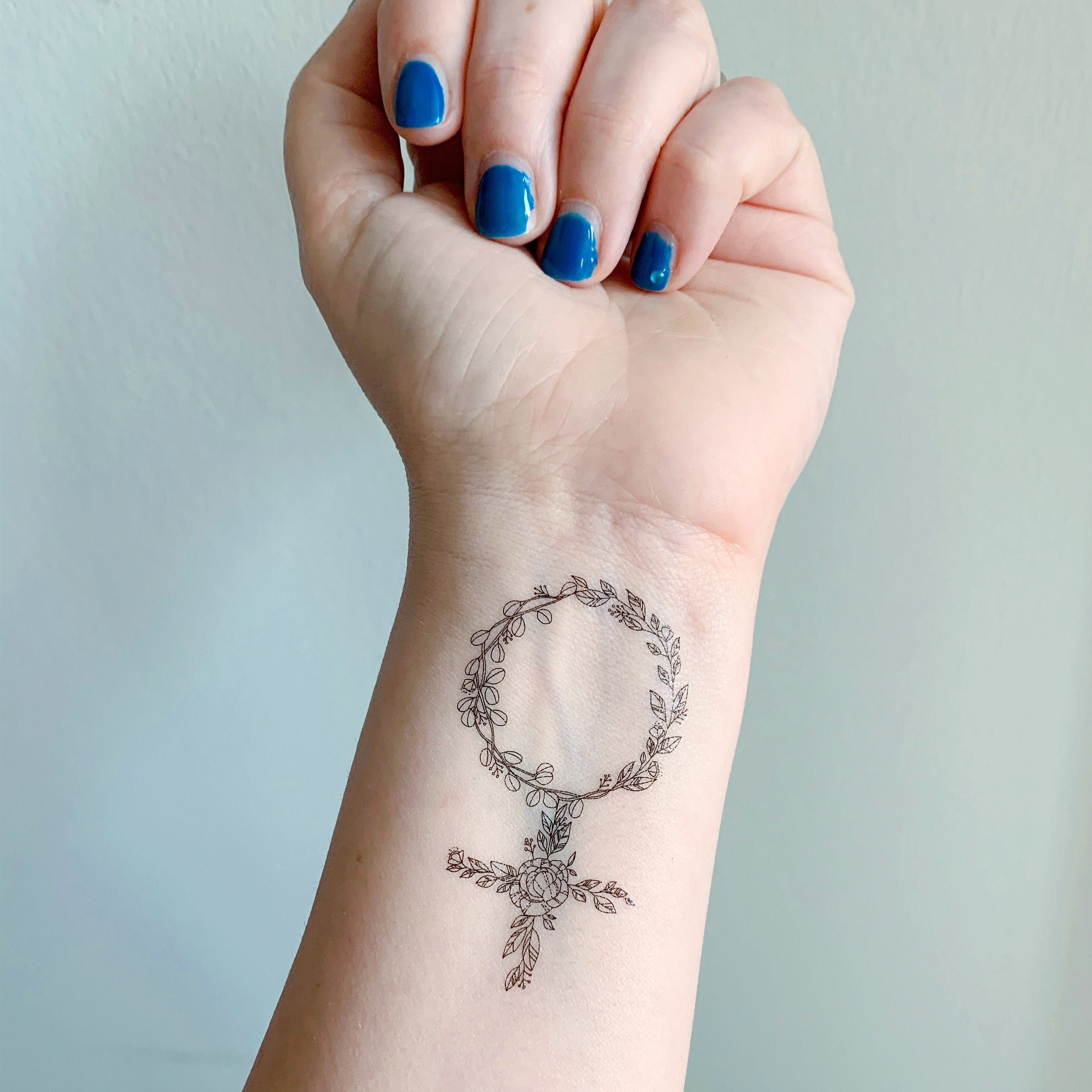 Temporary Tattoos Girl Power 2 Tattoos / Symbol Tattoo / - Etsy Sweden