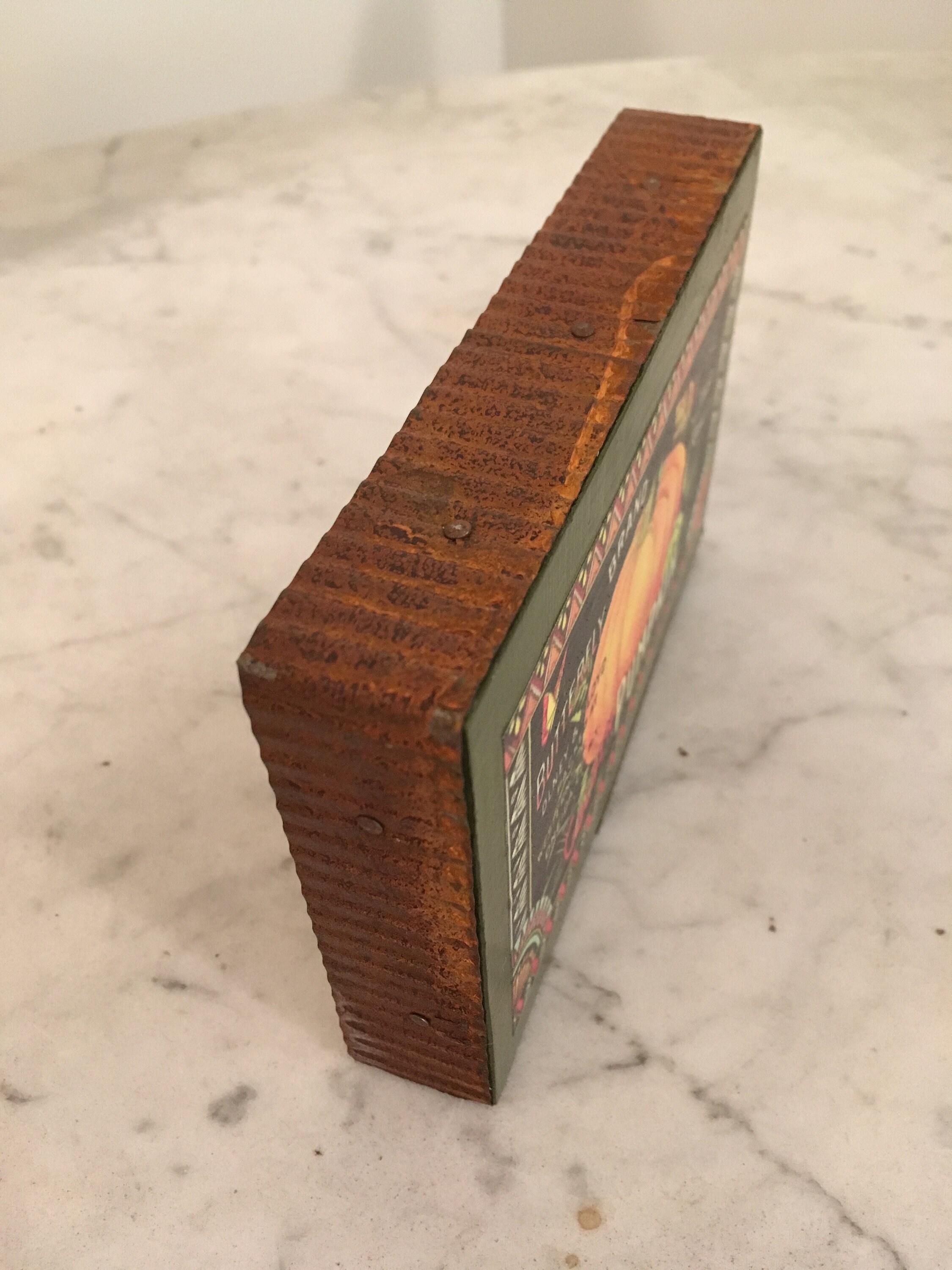 Primitive Wood Block With Seasonal Fall Prints on Both Sides Etsy