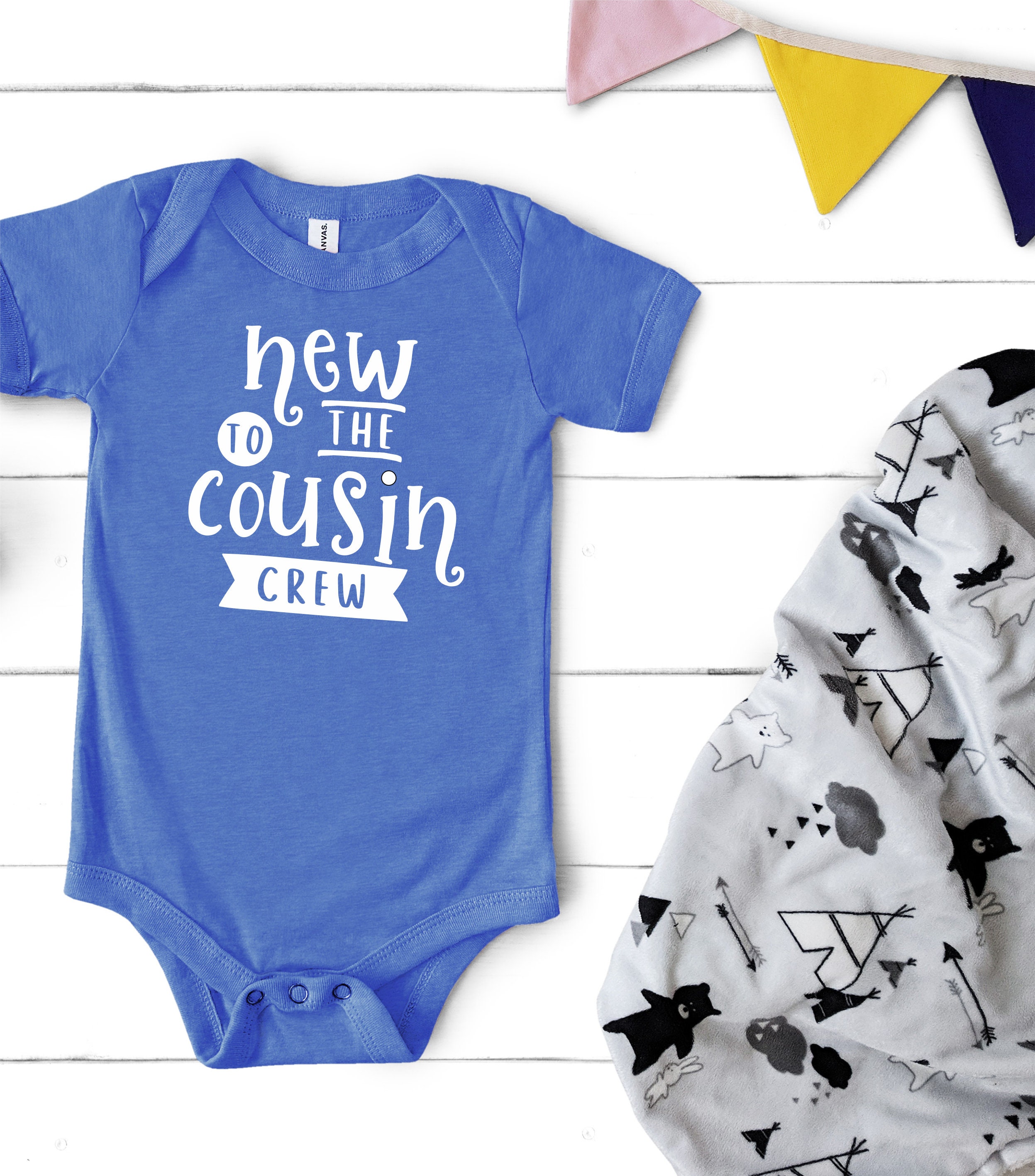 New to the Cousin Crew Baby Onesie Baby Girl Cousin Family Etsy
