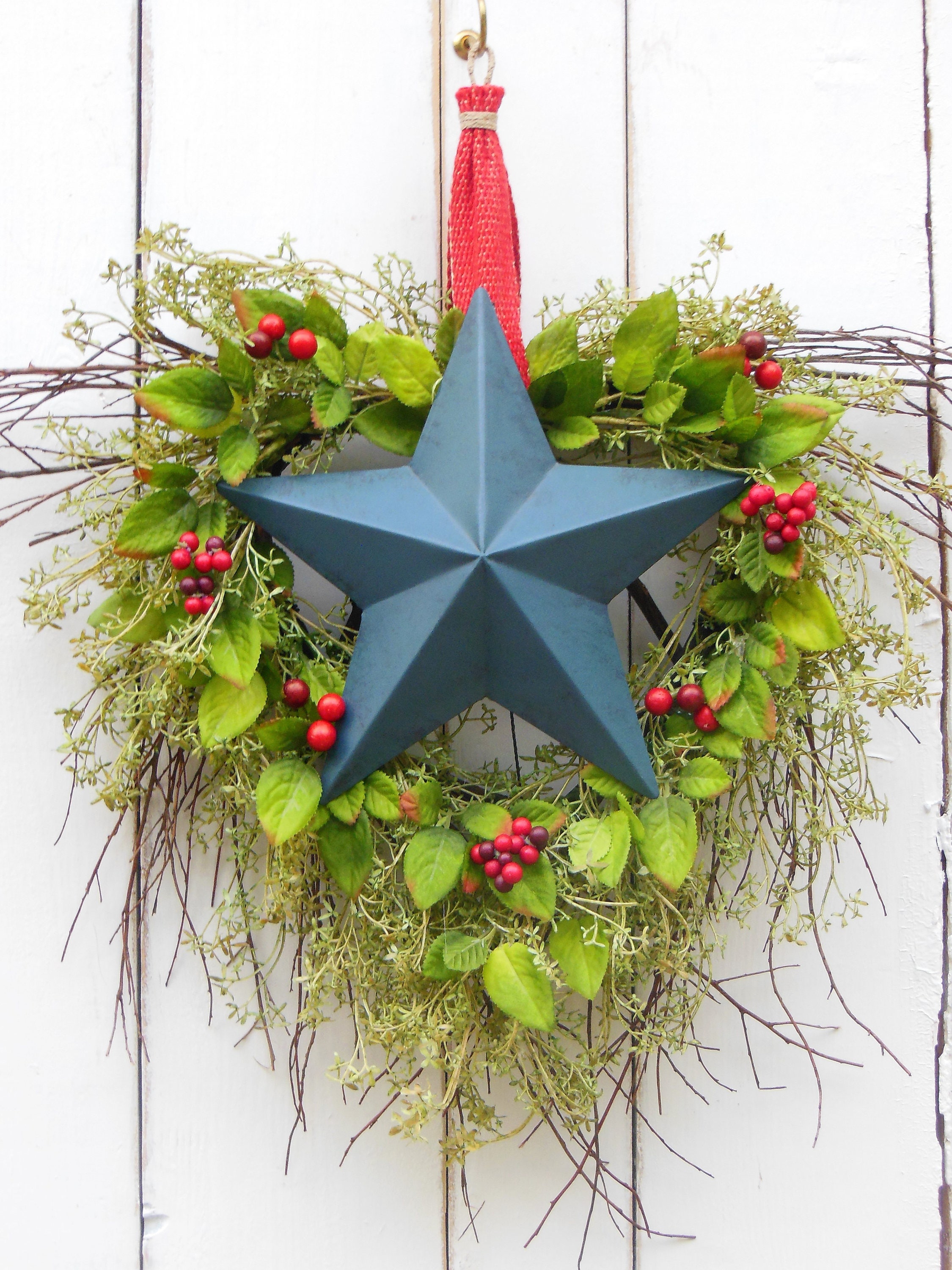 Front Door Wreath Summer Patriotic Gallery Photo