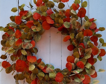 Fall Wreath For Front Door, Fall Wreath, Fall Door Wreath, Autumn Wreath, Wreath Fall, Harvest Wreath, Fall Décor, Fall Farmhouse Wreath