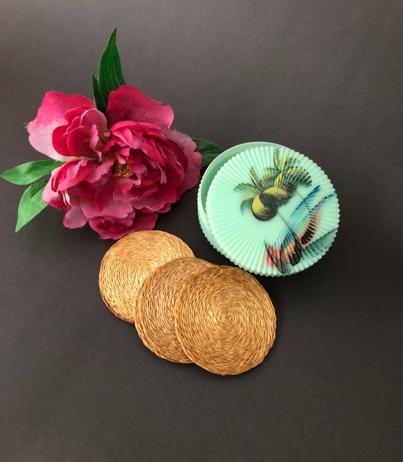 Coaster /& trinket container set