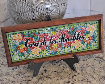 Personalized Talavera Tile House Sign Housewarming Gift - Etsy