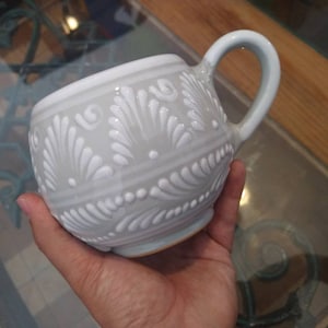Set of 2, 3 or 4 Talavera coffee cup, coffee mug, chocolate cup, chocolate mug. CM312