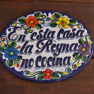 Upgrated shipping Personalized Talavera tile house Sign, Housewarming gift, personalized tile sign, Mexican decor, Talavera Poblana CM379