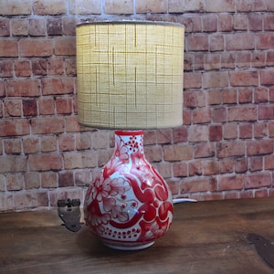 Set of 2 Beautiful ceramic table lamp, mexican decoration pitcher lamp, talavera vase lamp. CM452