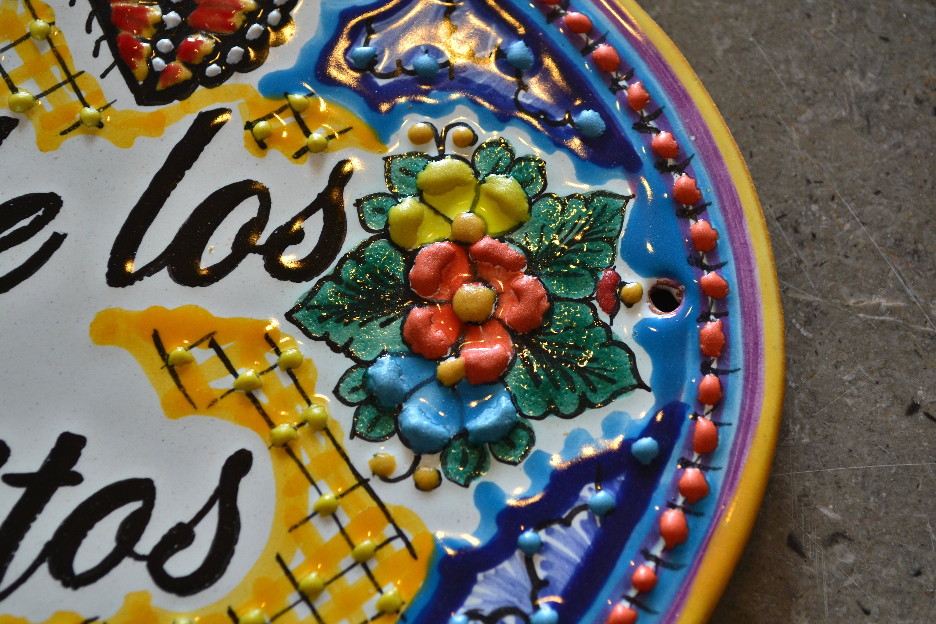 13 Personalized Talavera Tile House Sign Housewarming | Etsy