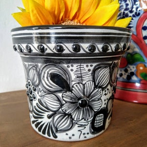 Set of 3 Mexican planter, talavera succulent planter. Talavera planter, talavera pot. Succulent planter. hanging planter indoor. CM284