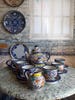 Mexican Talavera Coffee Set, Mexican Pottery, Tea pitcher, Mexican pitcher, Mexican mugs. CM012 
