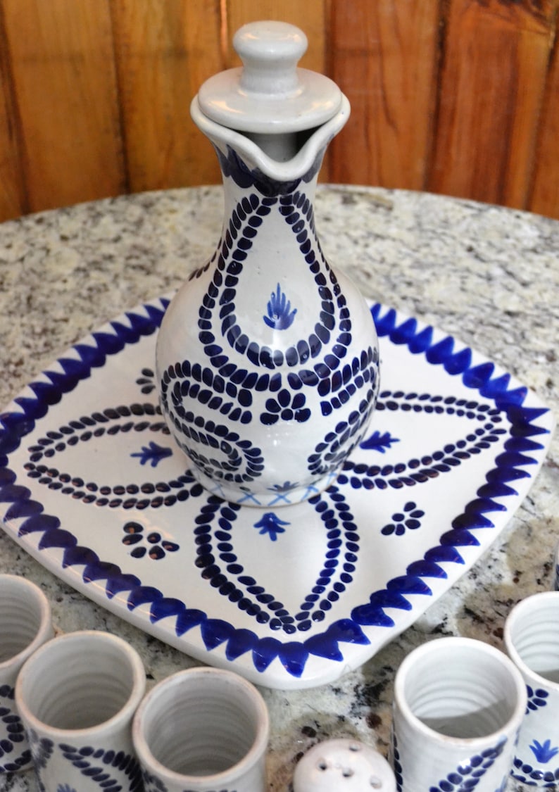 Talavera Tequila Set Tequila Decanter Liqour Decanter Custom Etsy
