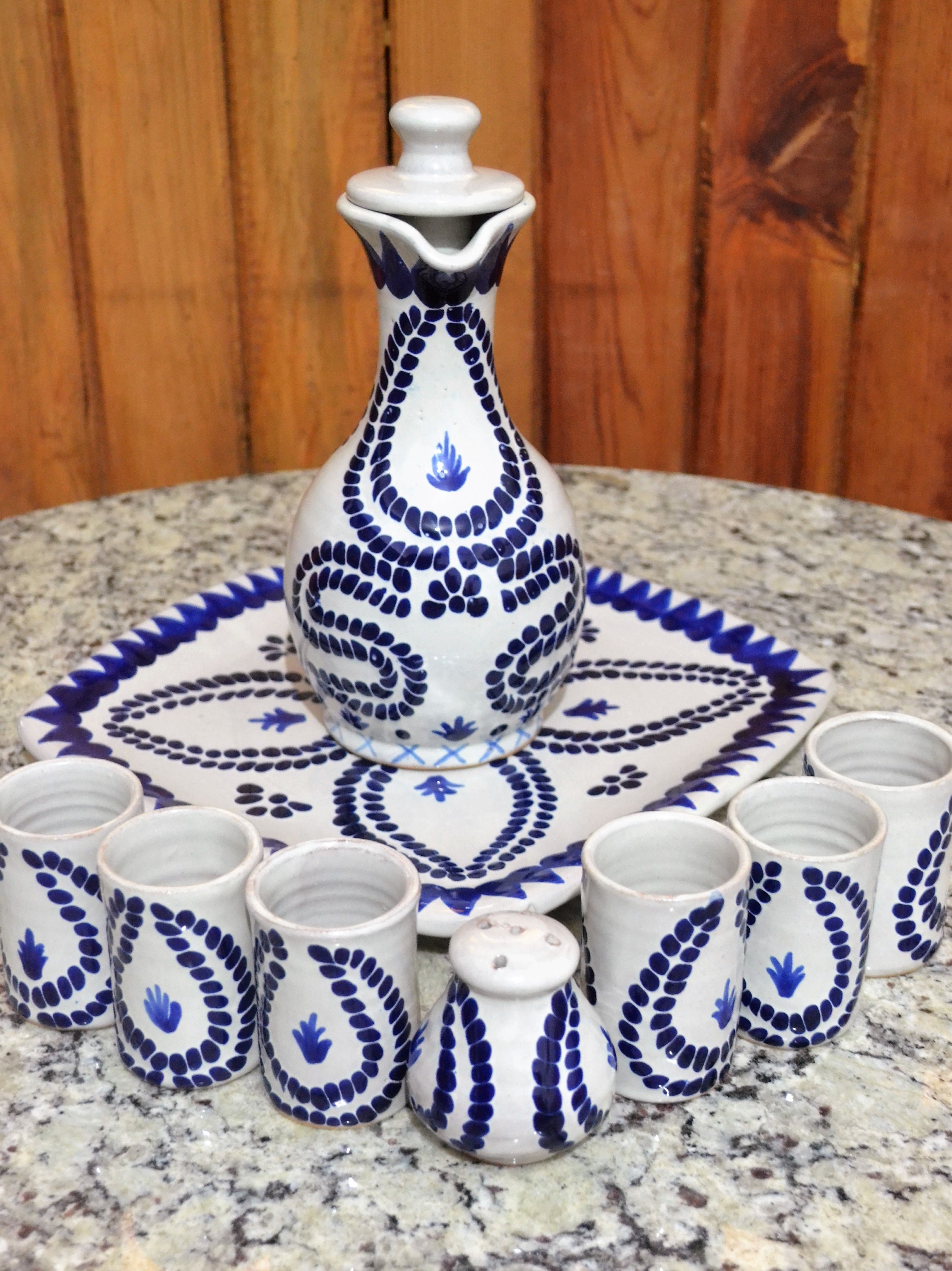 Talavera Tequila Set Tequila Decanter Liqour Decanter Custom Etsy