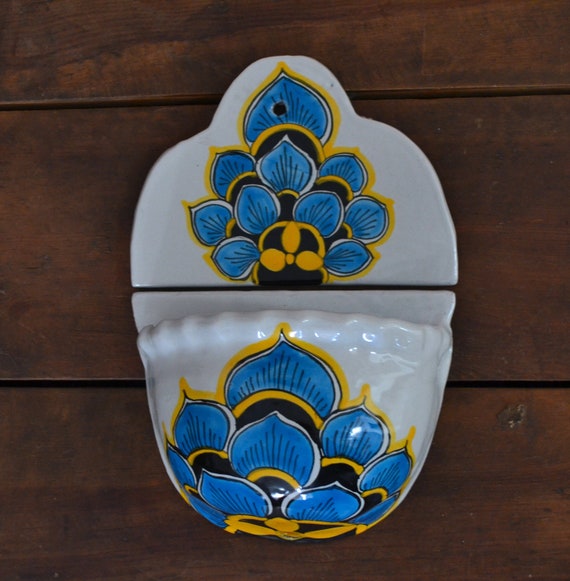 2 Authentic Talavera Planters, Ceramic Wall Planter, Basket Flower, Wall Flower  Pot/planter, Hanging Planter CM366 - Etsy