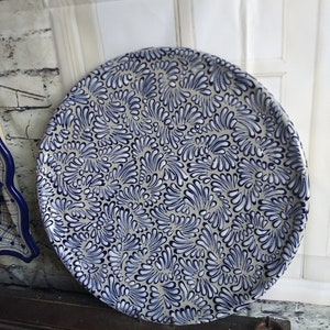 Decorative Wall Mount 14&quot; Diameter  Mexican Talavera cake plate. 35 centimeters diameter. CM022