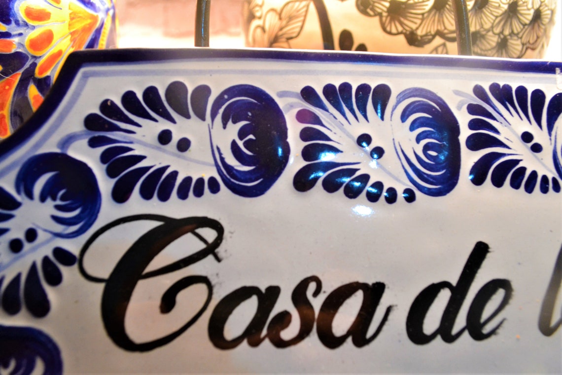 Personalized Talavera Tile House Sign Housewarming Gift - Etsy