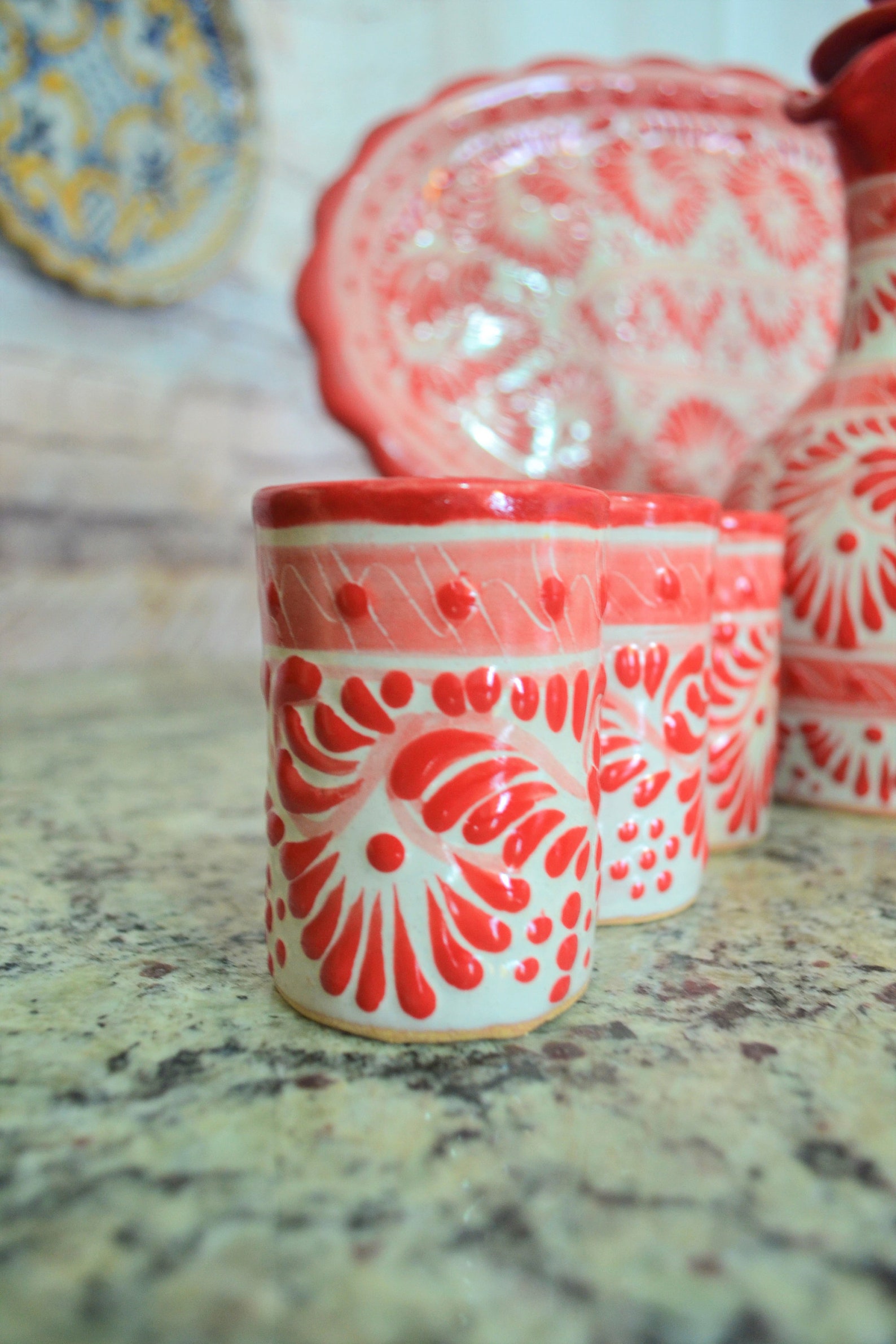 Talavera Tequila Set Tequila Decanter Liqour Decanter Custom Etsy